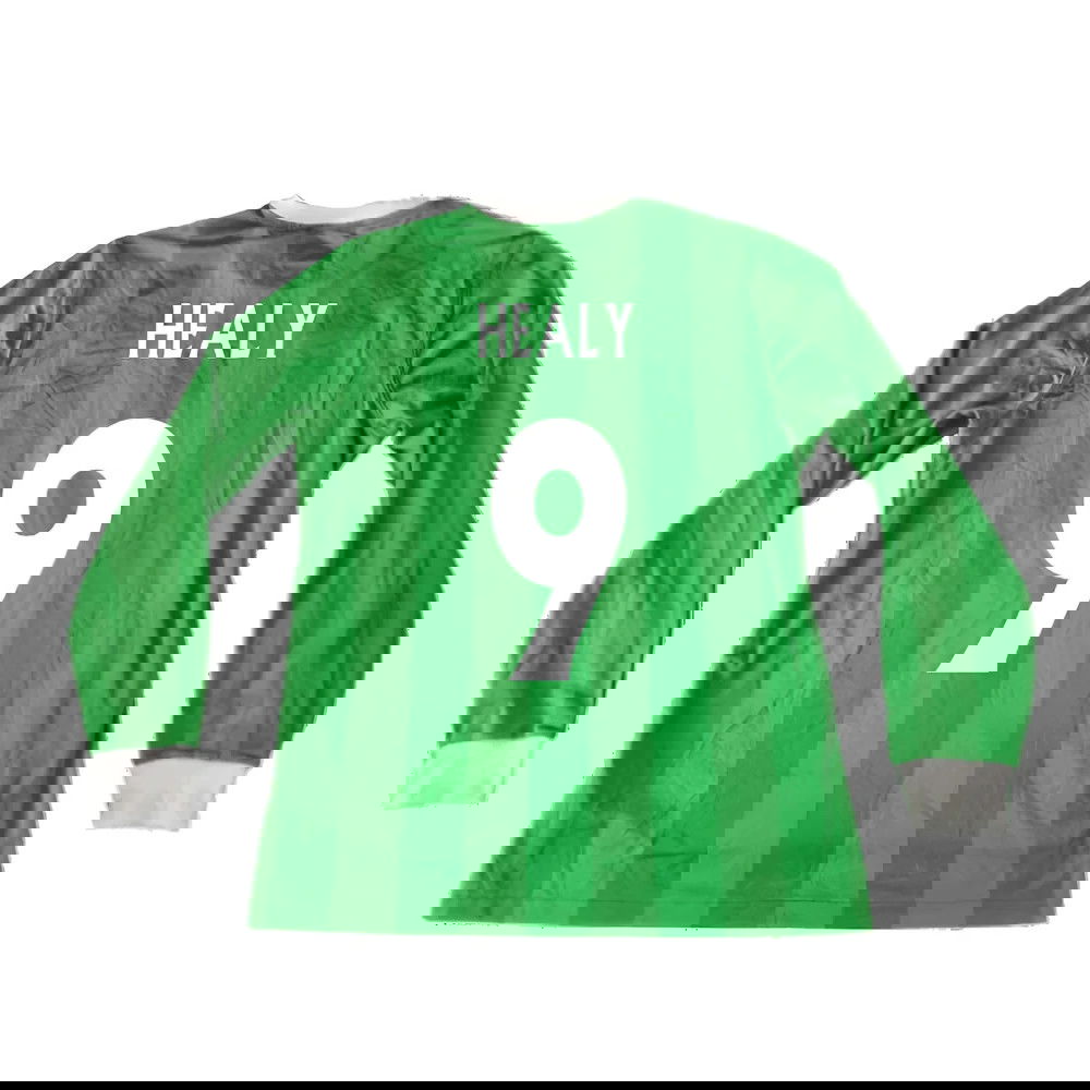 Northern Ireland 2010-12 Long Sleeve Home Shirt ((Good) XL) (Healy 9)