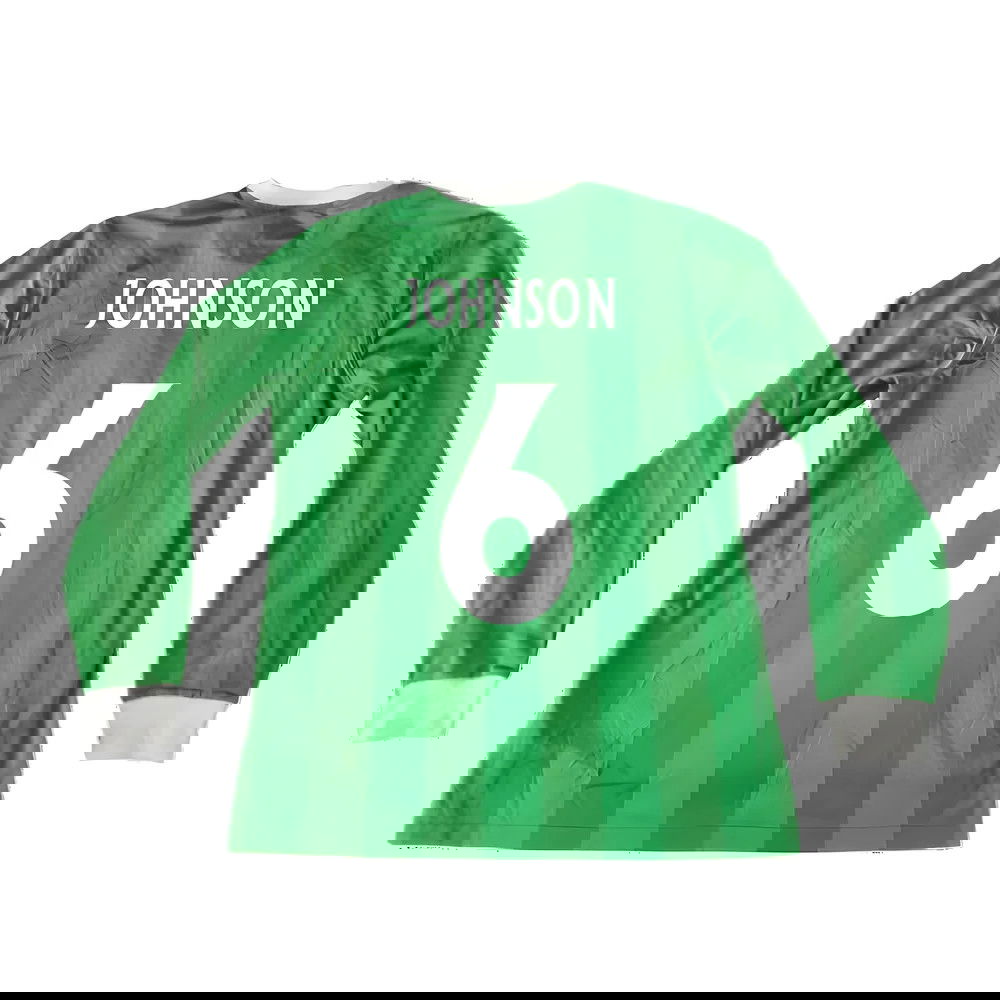 Northern Ireland 2010-12 Long Sleeve Home Shirt ((Good) XL) (Johnson 6)