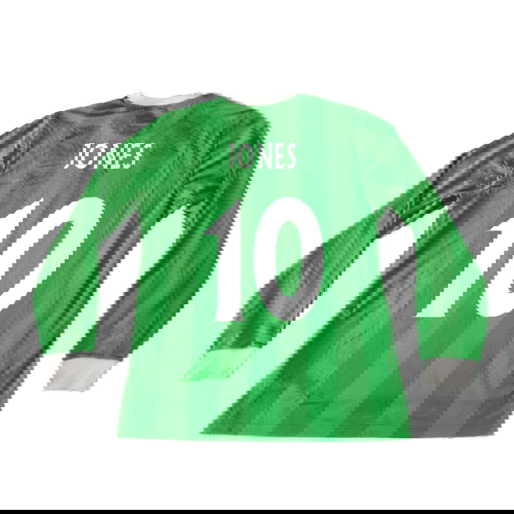 Northern Ireland 2010-12 Long Sleeve Home Shirt ((Good) XL) (Jones 10)