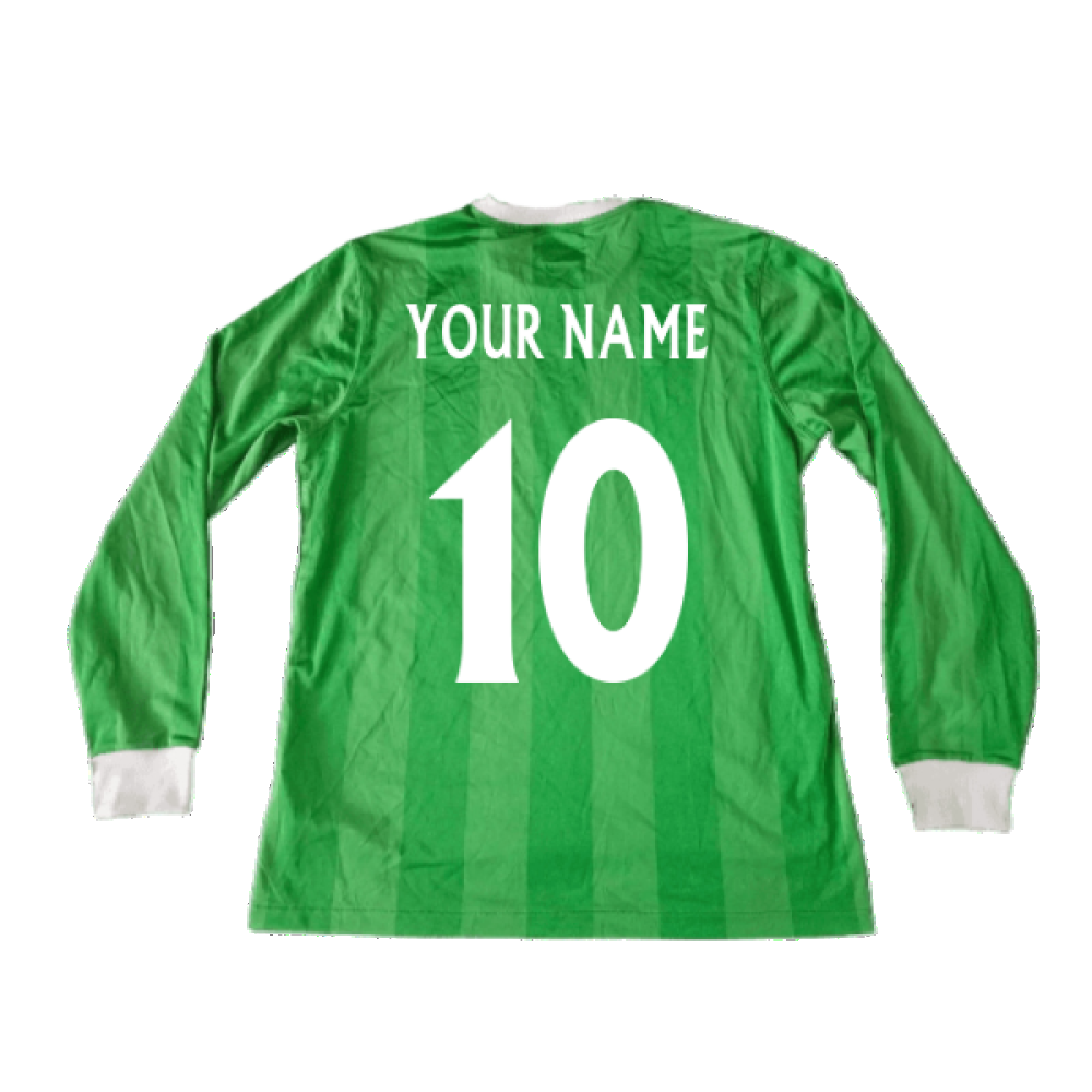 Northern Ireland 2010-12 Long Sleeve Home Shirt ((Good) XL) (Your Name)