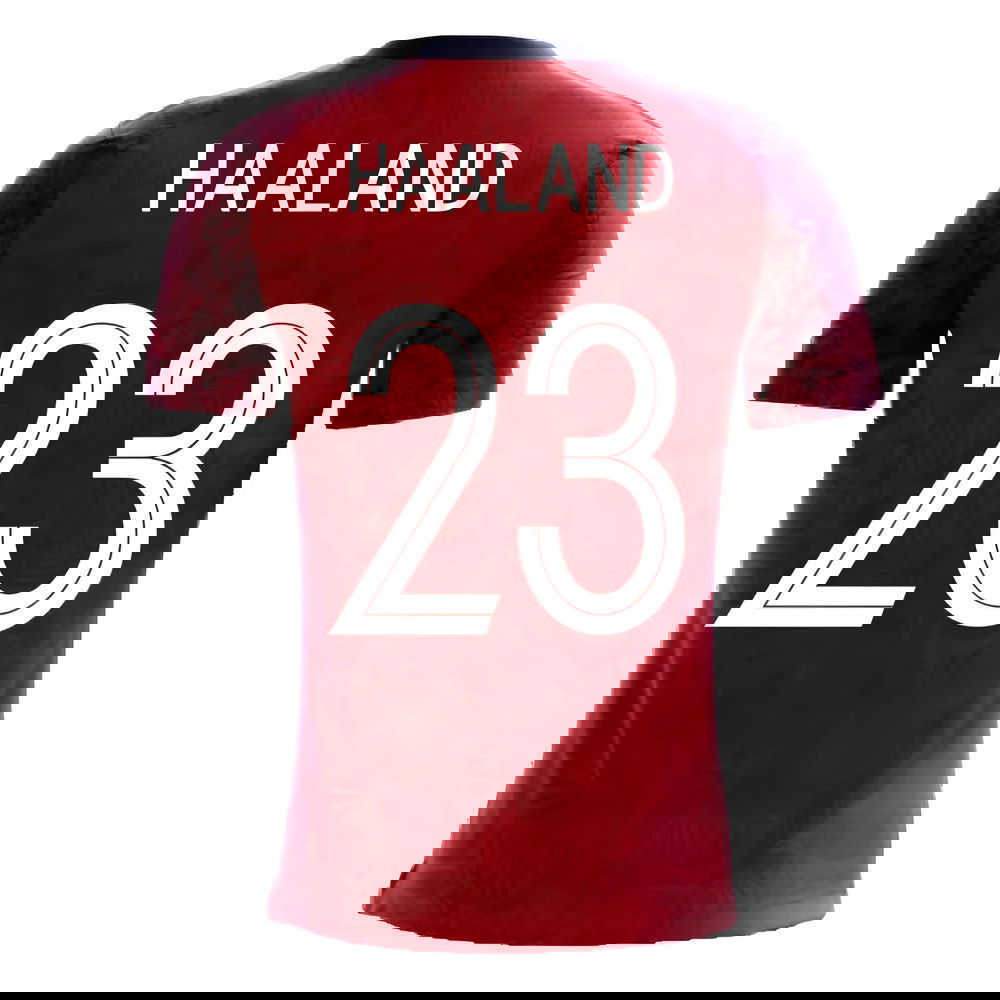 Norway 2025-2026 Home Concept Football Kit (Airo) (HAALAND 23)