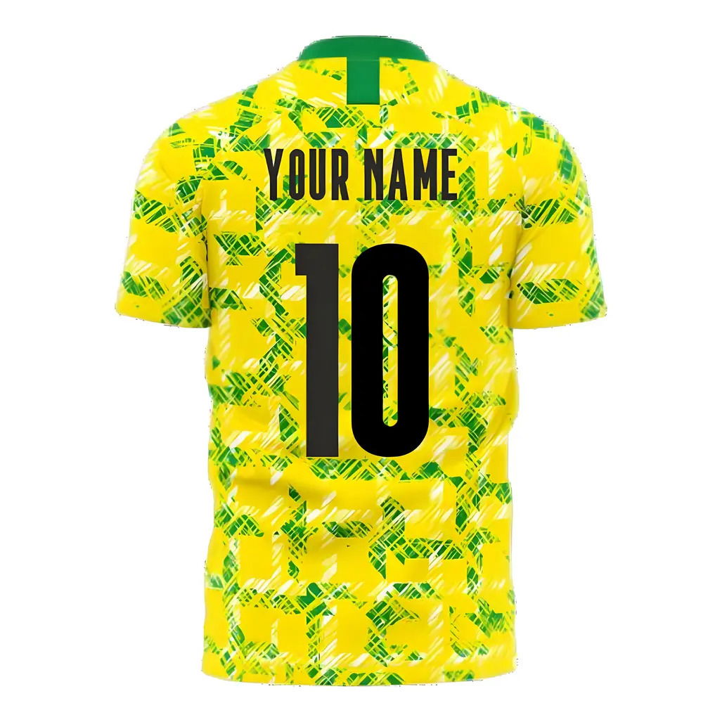 Norwich 1990s Home Concept Football Kit (Libero) (Your Name)