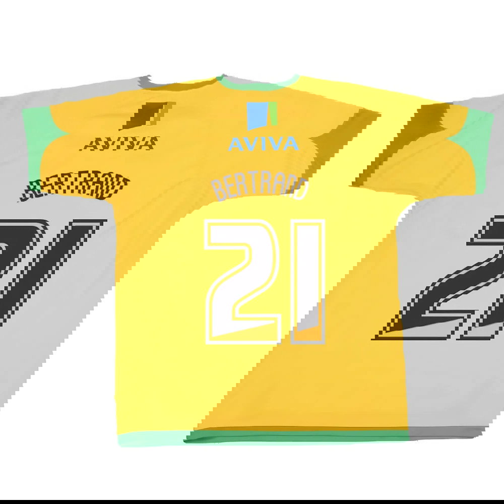Norwich 2008-2010 Home Shirt (Good) (Bertrand 21)