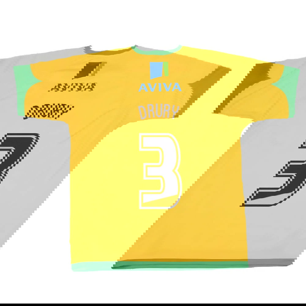 Norwich 2008-2010 Home Shirt (Good) (Drury 3)