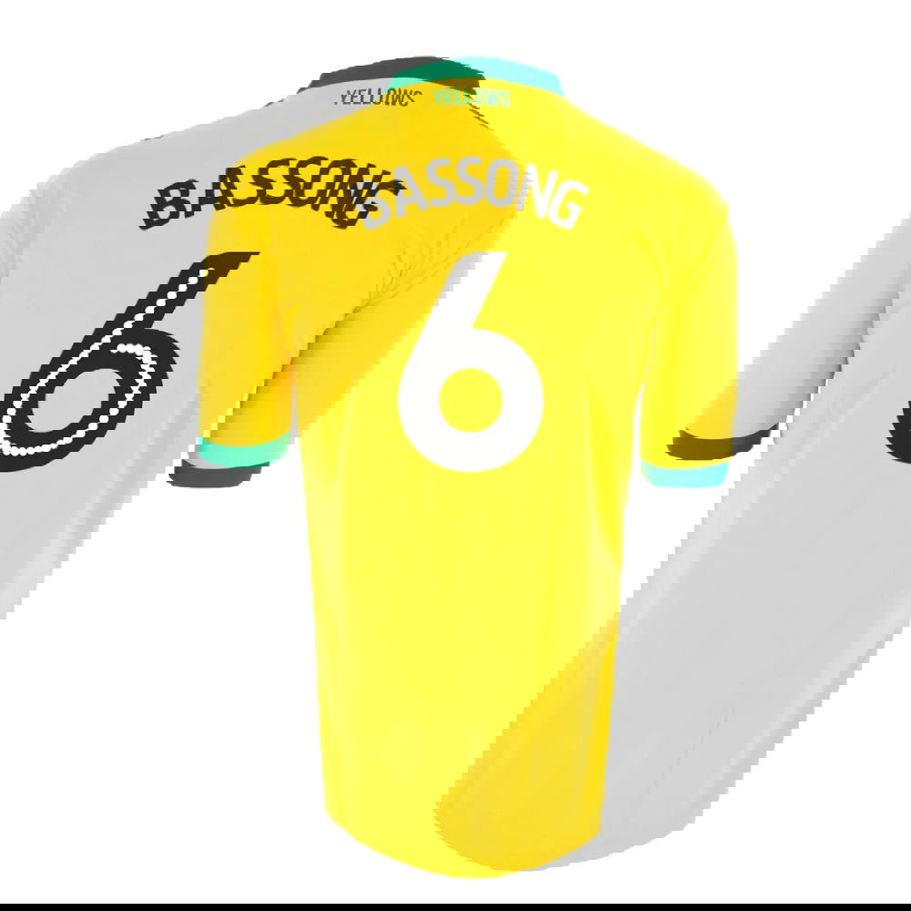 Norwich City 2016-17 Home Shirt ((Good) XXL) (Bassong 6)