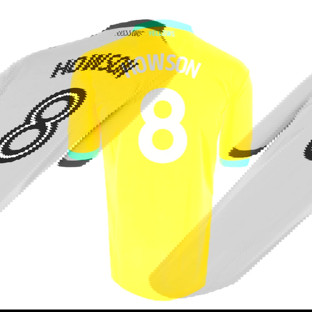 Norwich City 2016-17 Home Shirt ((Good) XXL) (Howson 8)