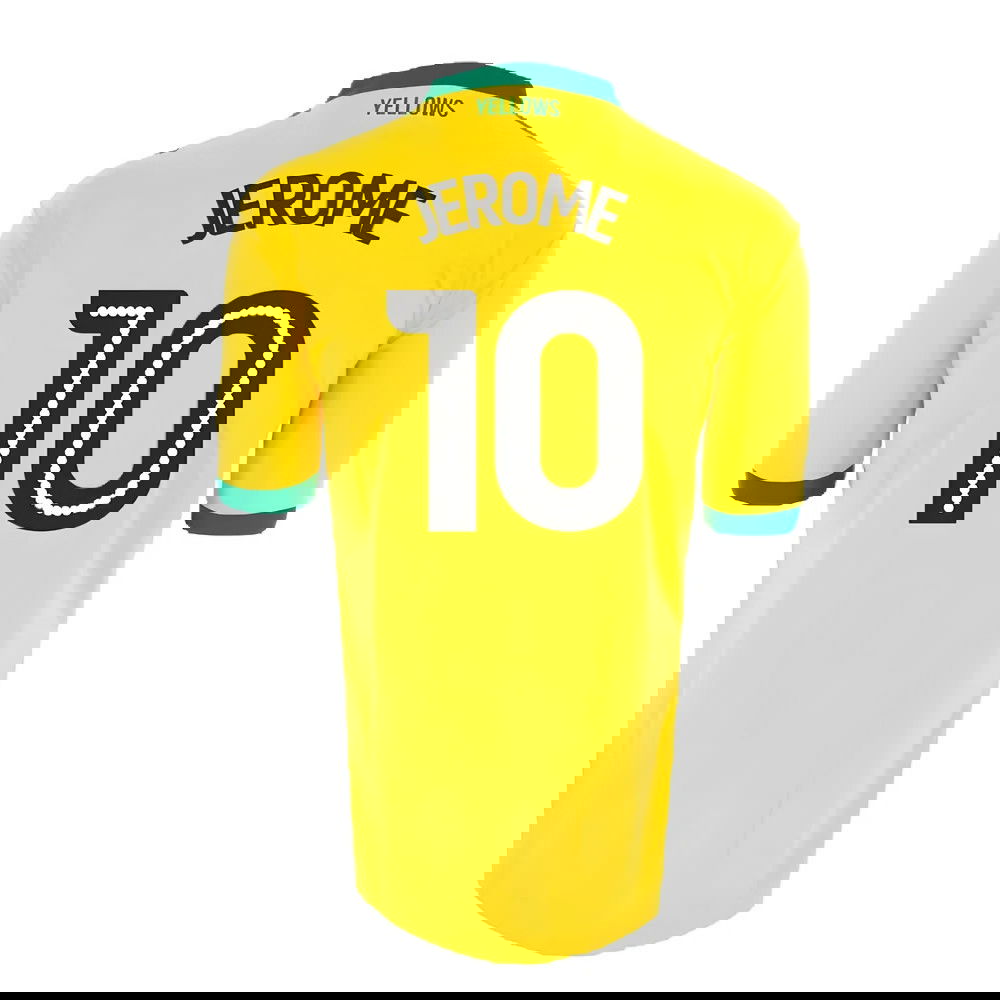 Norwich City 2016-17 Home Shirt ((Good) XXL) (Jerome 10)