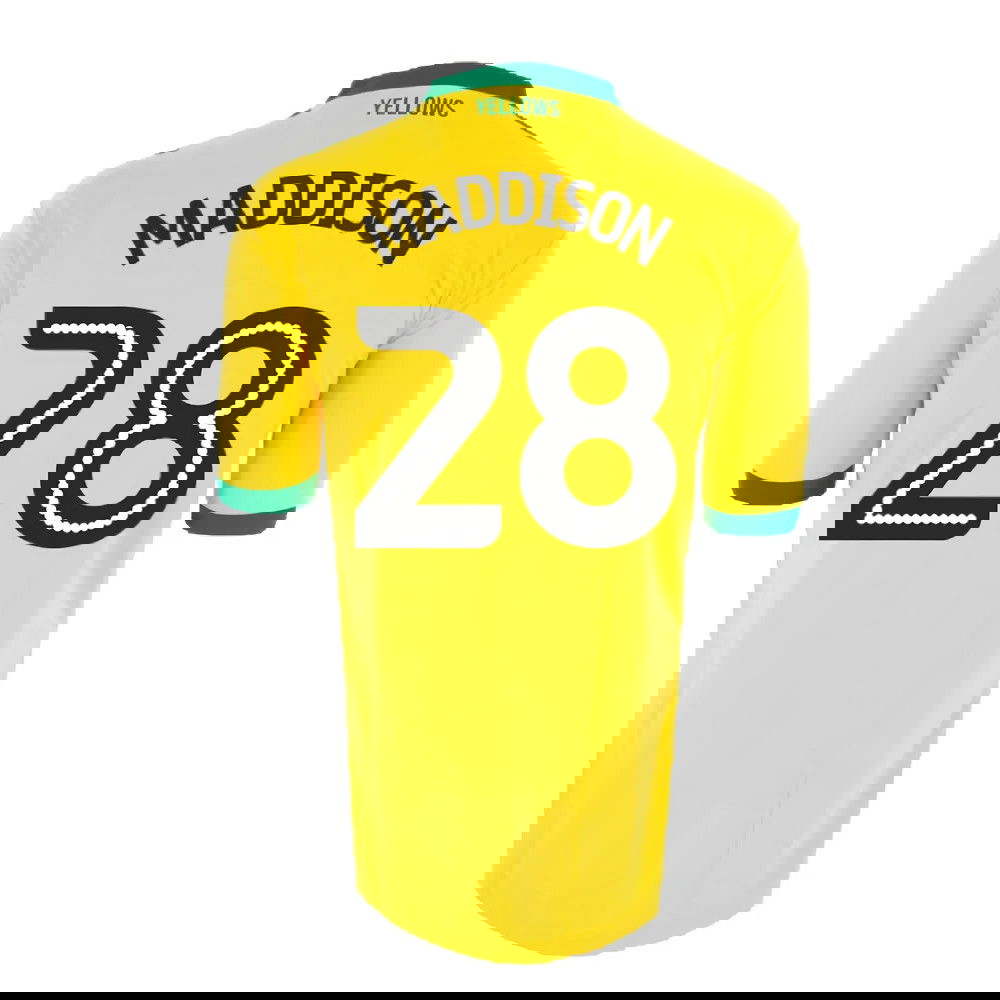 Norwich City 2016-17 Home Shirt ((Good) XXL) (Maddison 28)