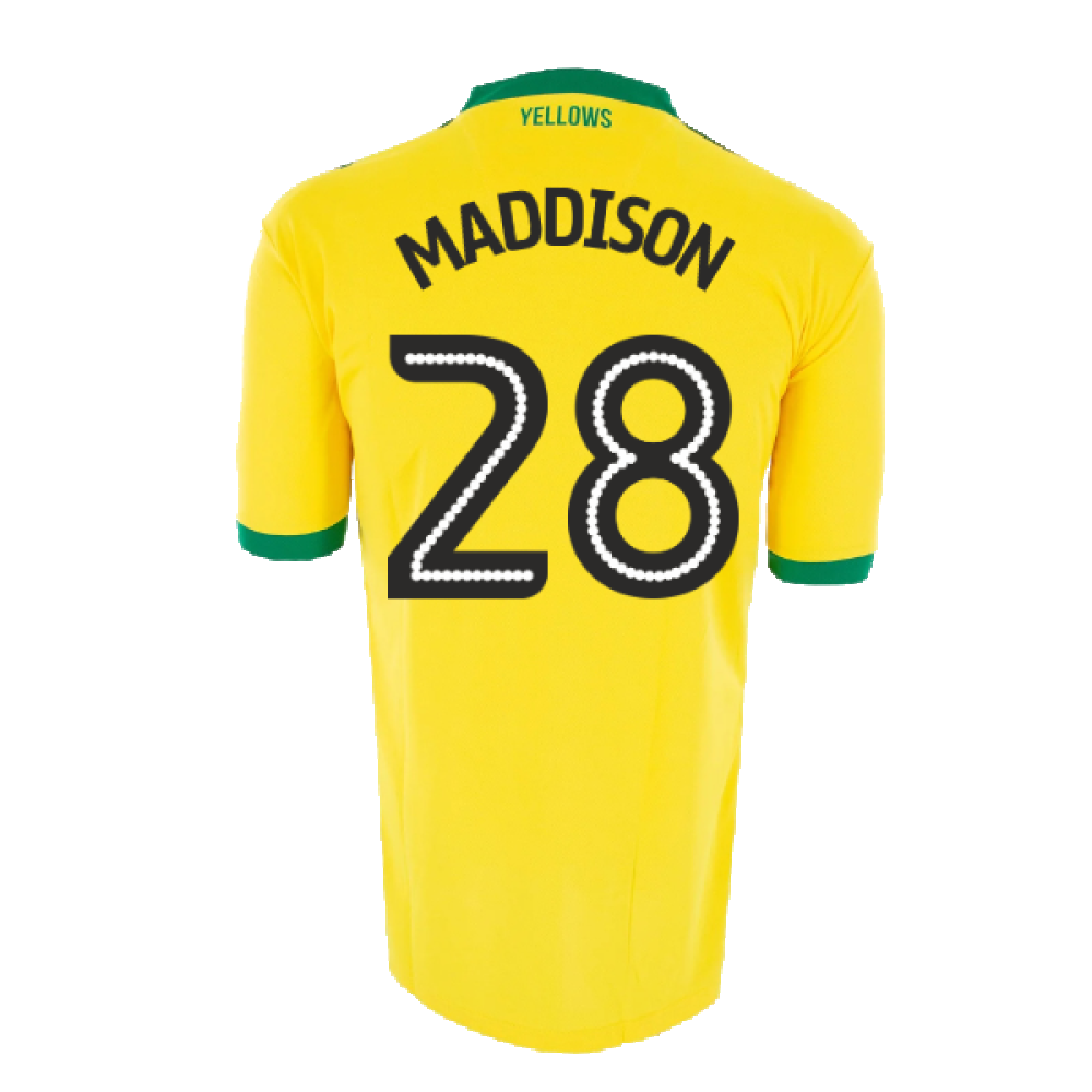 Norwich City 2016-17 Home Shirt ((Good) XXL) (Maddison 28)