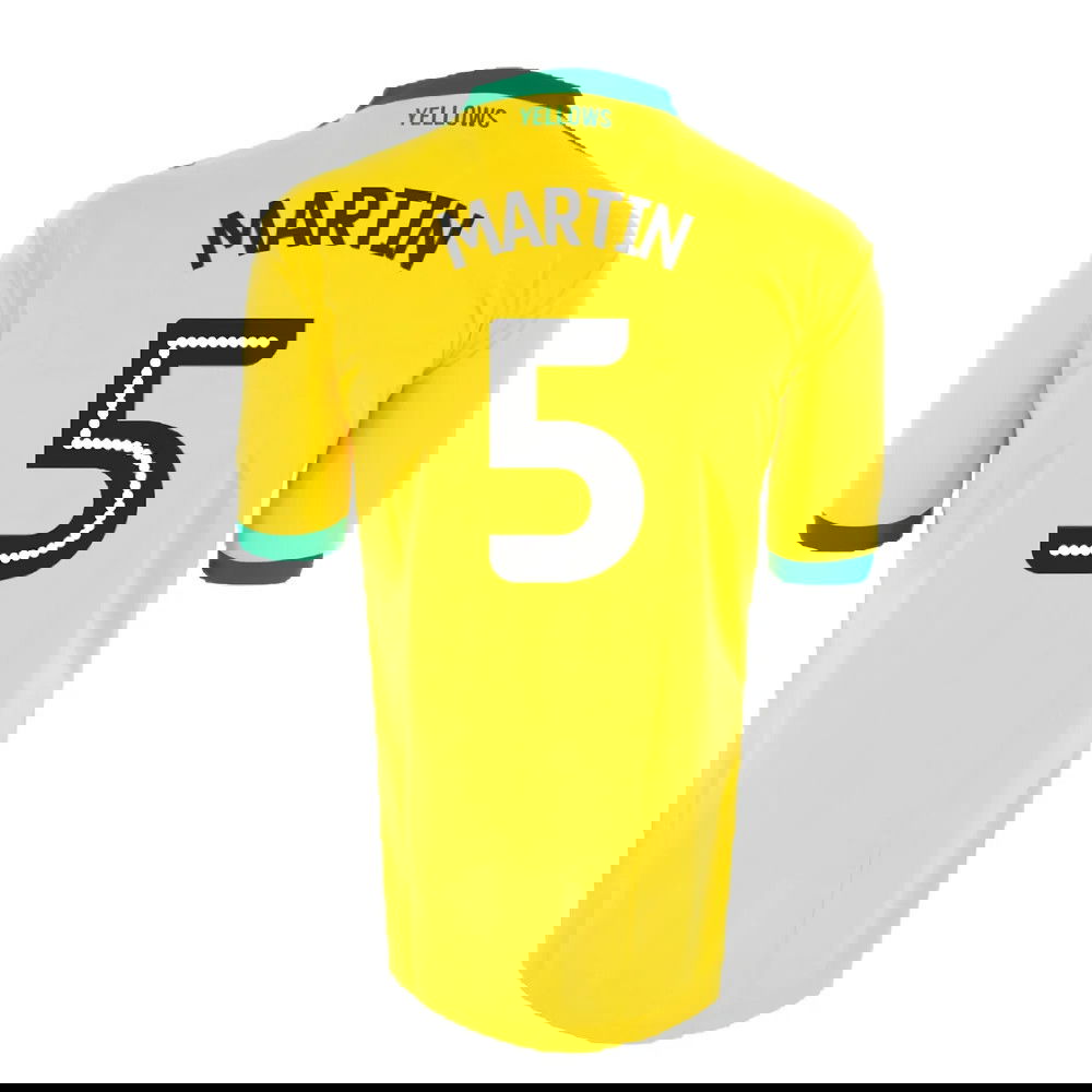 Norwich City 2016-17 Home Shirt ((Good) XXL) (Martin 5)