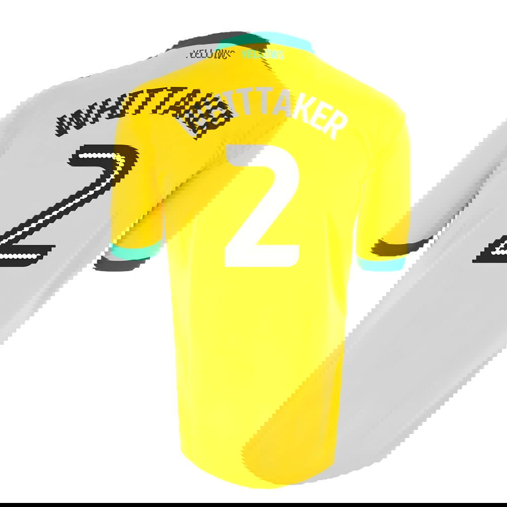 Norwich City 2016-17 Home Shirt ((Good) XXL) (Whittaker 2)