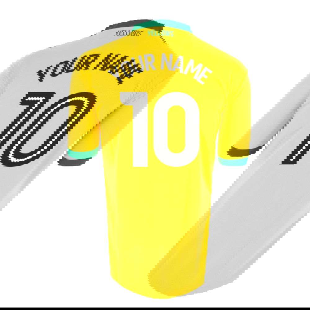 Norwich City 2016-17 Home Shirt ((Good) XXL) (Your Name)