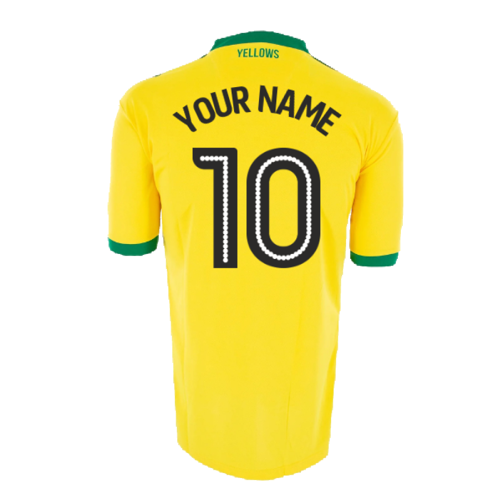 Norwich City 2016-17 Home Shirt ((Good) XXL) (Your Name)