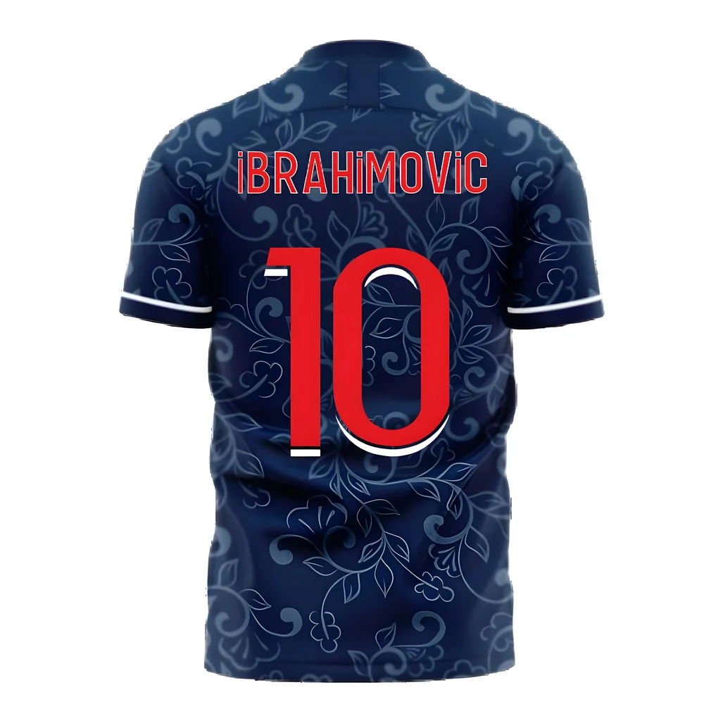 Paris 2025-2026 Home Concept Football Kit (Libero) (IBRAHIMOVIC 10)