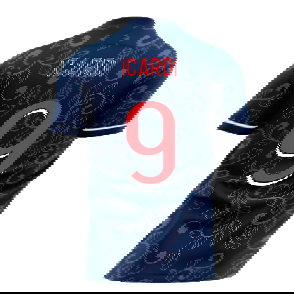 Paris 2025-2026 Home Concept Football Kit (Libero) (ICARDI 9)