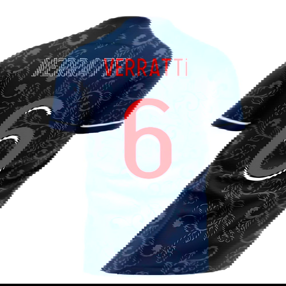 Paris 2025-2026 Home Concept Football Kit (Libero) (VERRATTI 6)