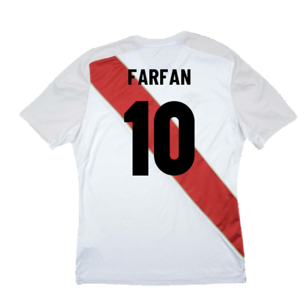 Peru 2018-19 Home Shirt ((Good) S) (Farfan 10)