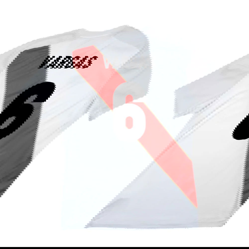 Peru 2018-19 Home Shirt ((Good) S) (Vargas 6)