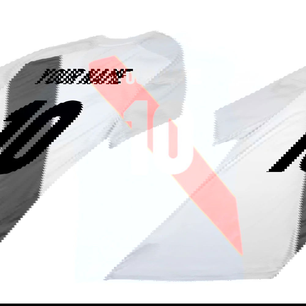 Peru 2018-19 Home Shirt ((Good) S) (Your Name)