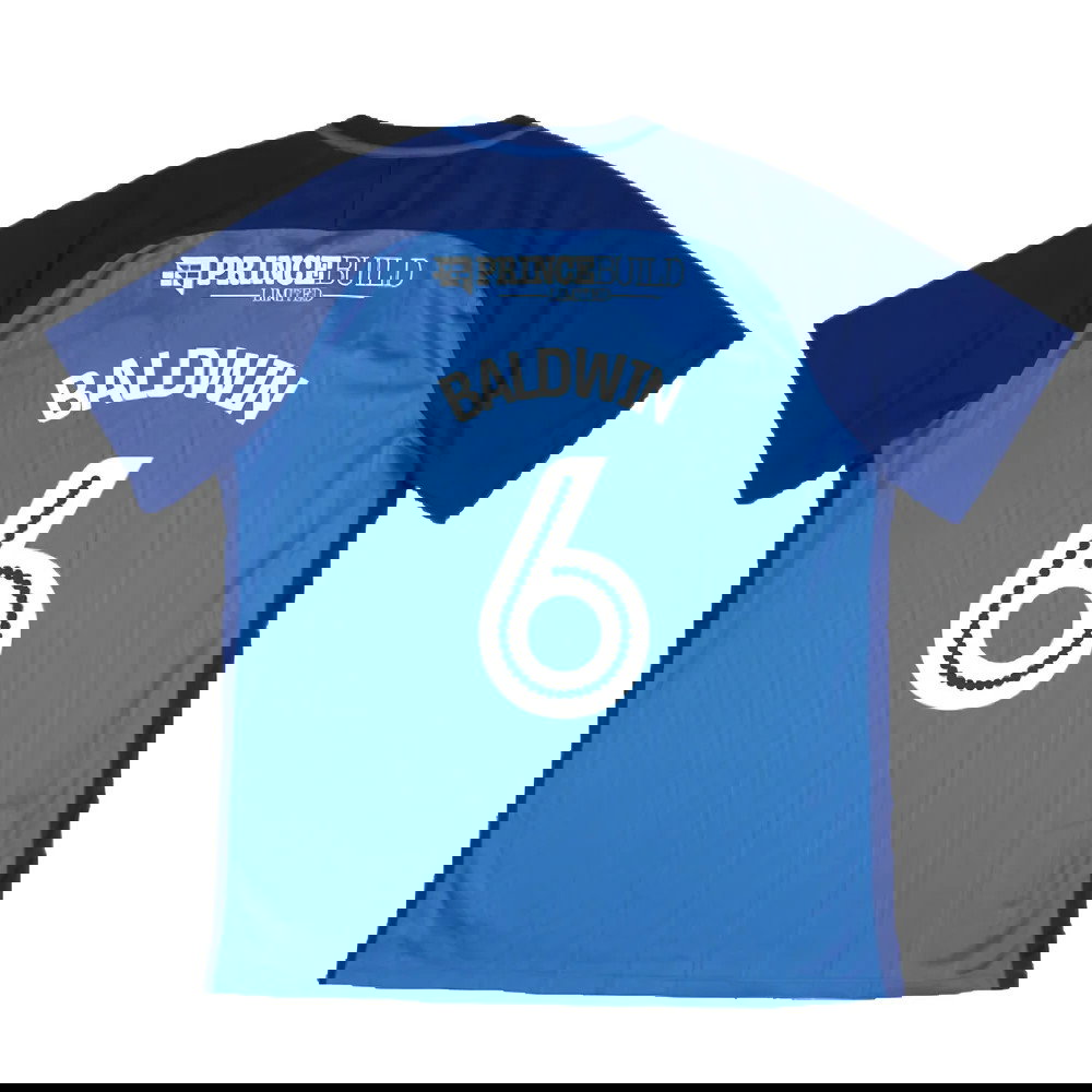 Peterborough United 2017-18 Home Shirt (M) (Excellent) (Baldwin 6)