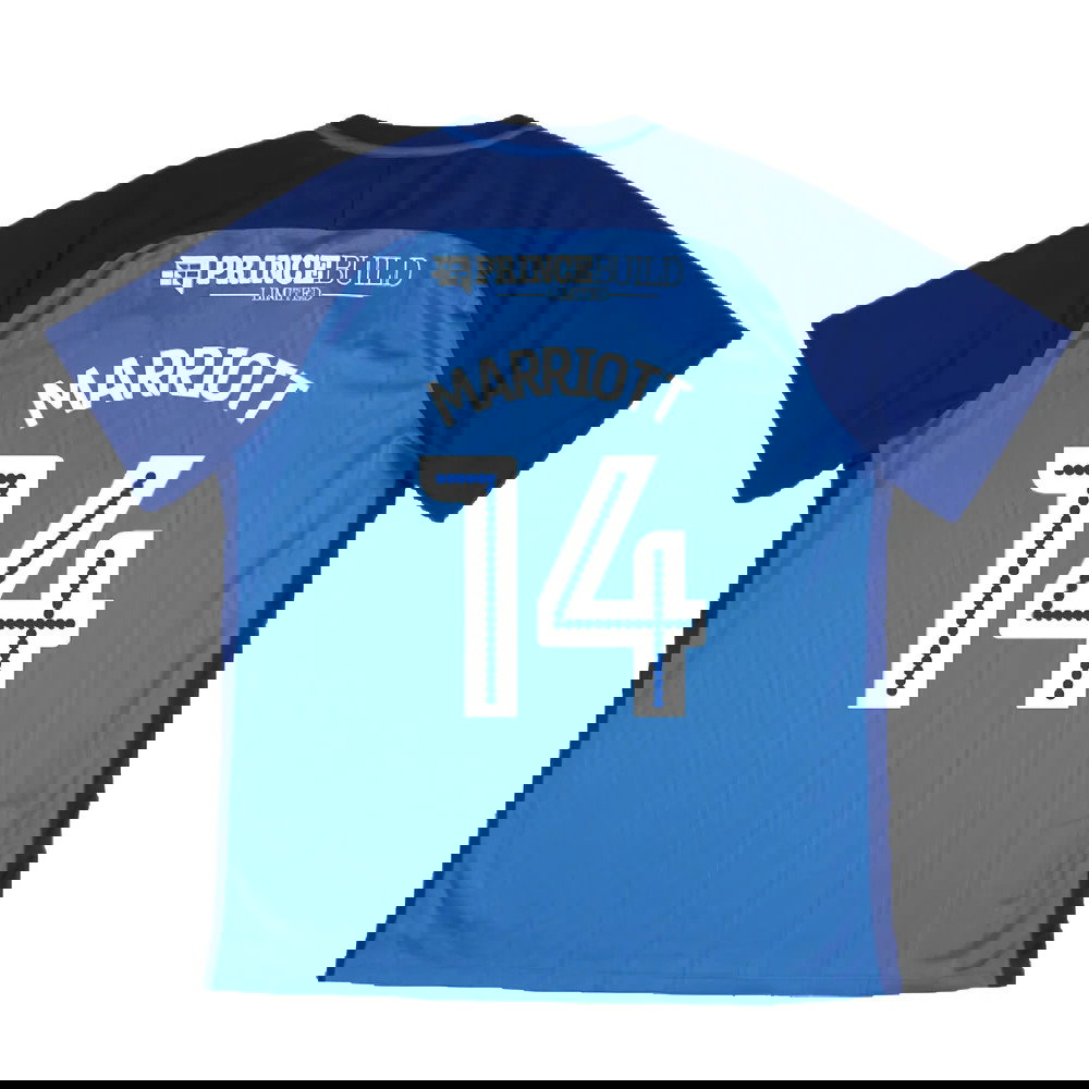 Peterborough United 2017-18 Home Shirt (M) (Excellent) (Marriott 14)