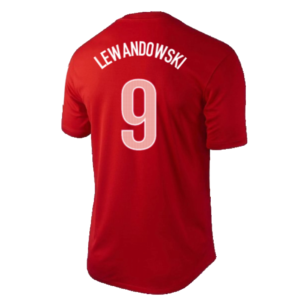 Poland 2012-13 Away Shirt ((Excellent) L) (Lewandowski 9)