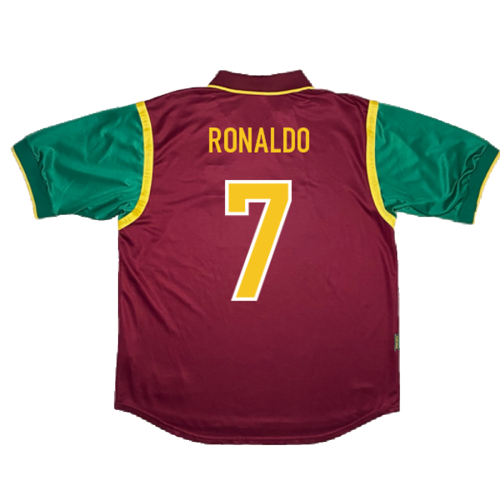 Portugal 1998-1999 Home Shirt (Excellent) (RONALDO 7)