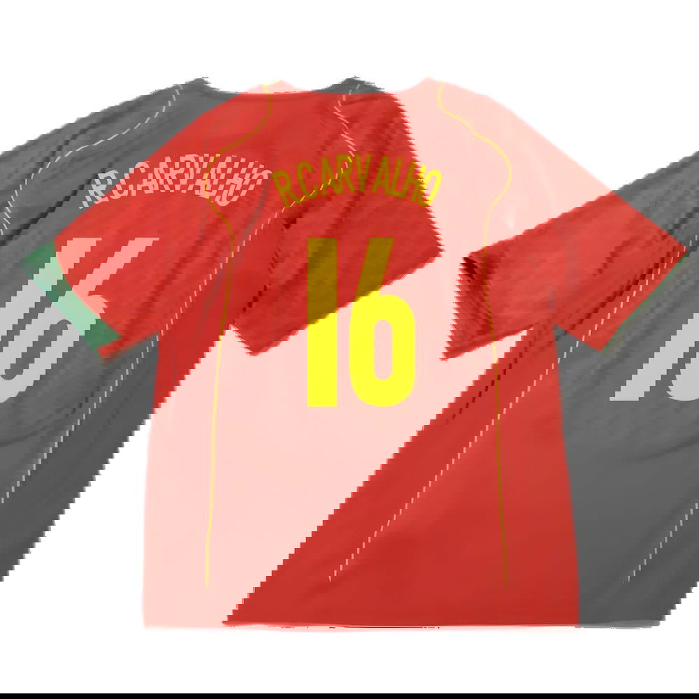Portugal 2004 Reissue Home Shirt (R.Carvalho 16)