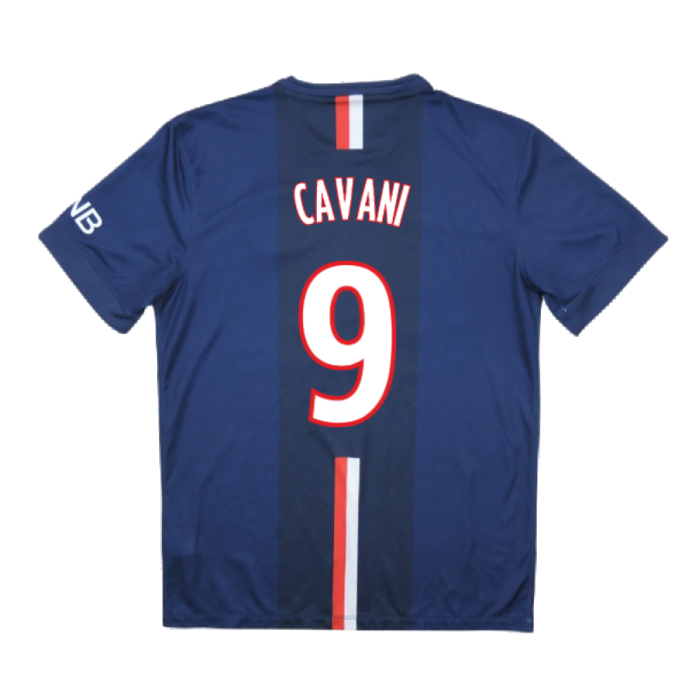PSG 2014-15 Home Shirt ((Very Good) S) (Cavani 9)