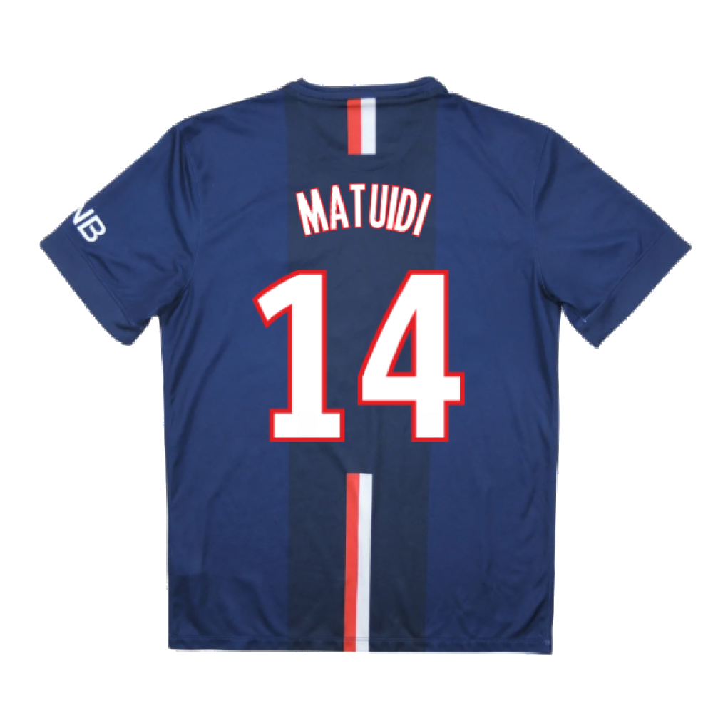 PSG 2014-15 Home Shirt ((Very Good) S) (Matuidi 14)