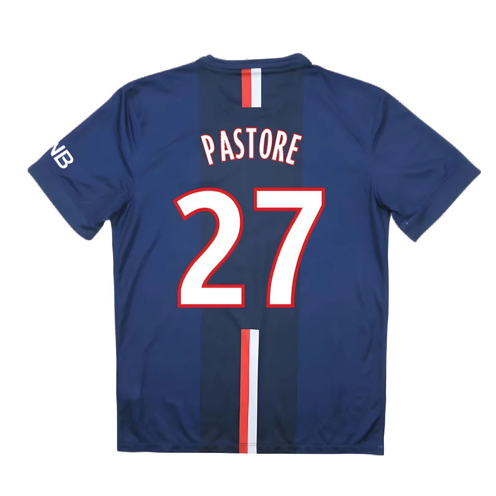 PSG 2014-15 Home Shirt ((Very Good) S) (Pastore 27)