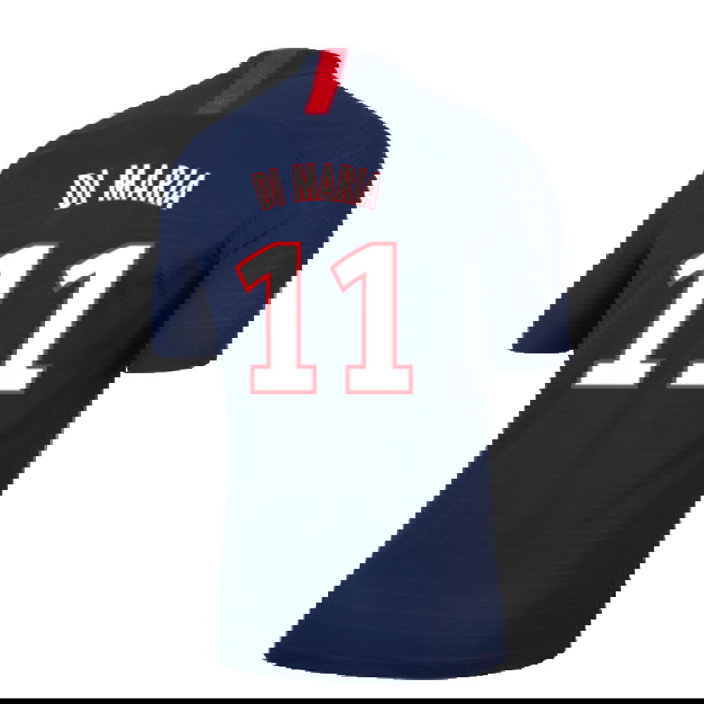 PSG 2019-20 Home Nike Vaporknit Shirt ((Mint) S) (DI MARIA 11)