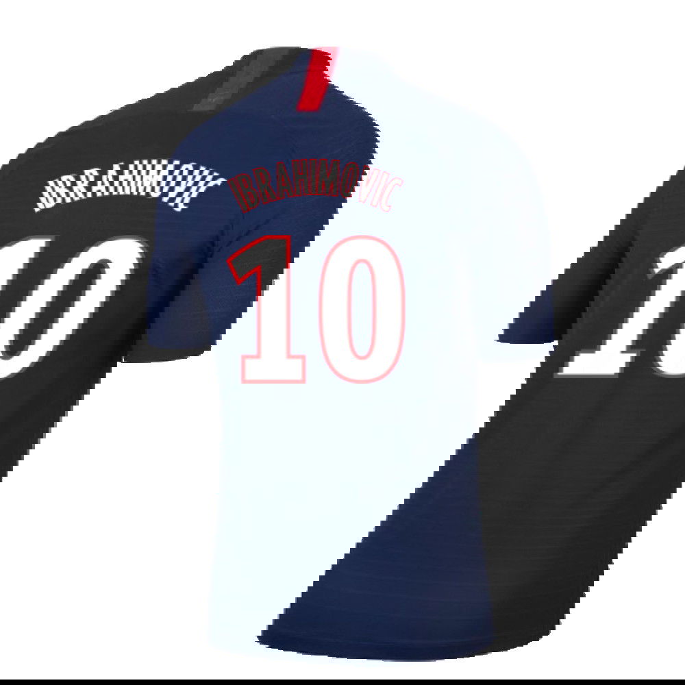 PSG 2019-20 Home Nike Vaporknit Shirt ((Mint) S) (IBRAHIMOVIC 10)