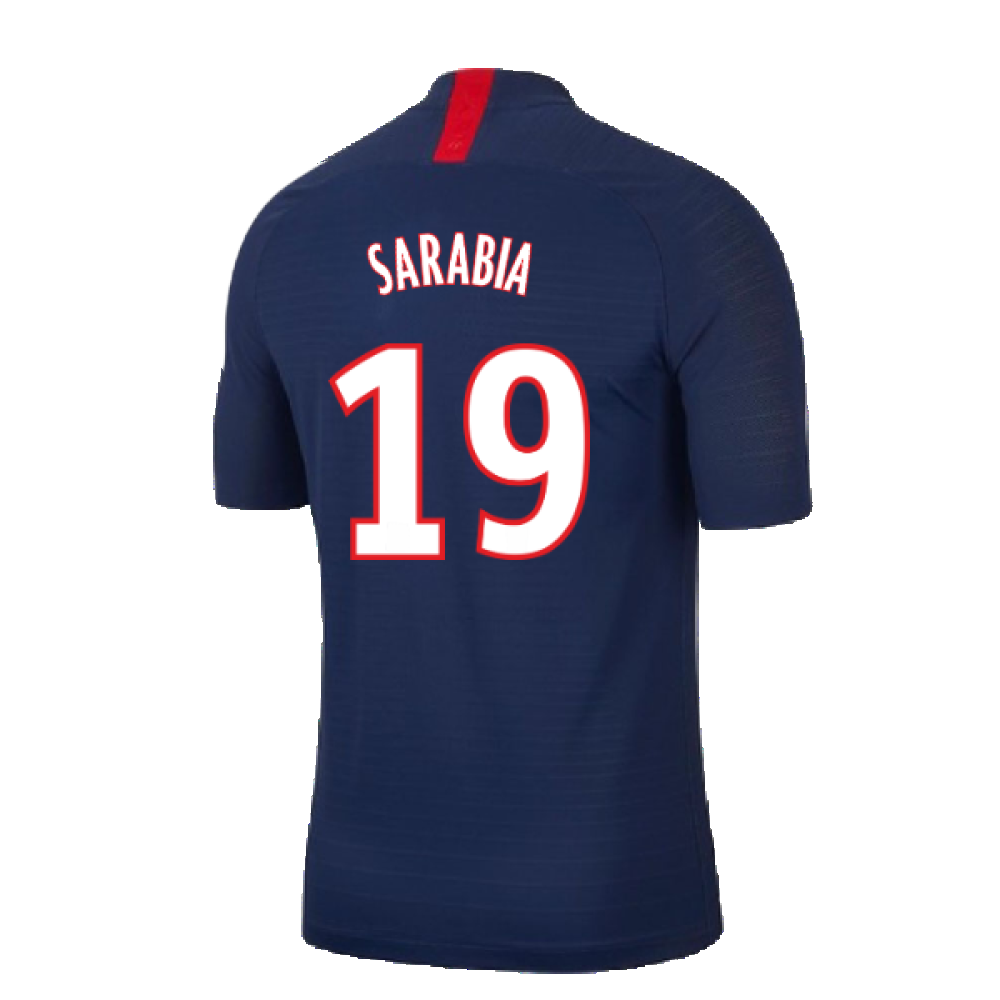PSG 2019-20 Home Nike Vaporknit Shirt ((Mint) S) (Sarabia 19)
