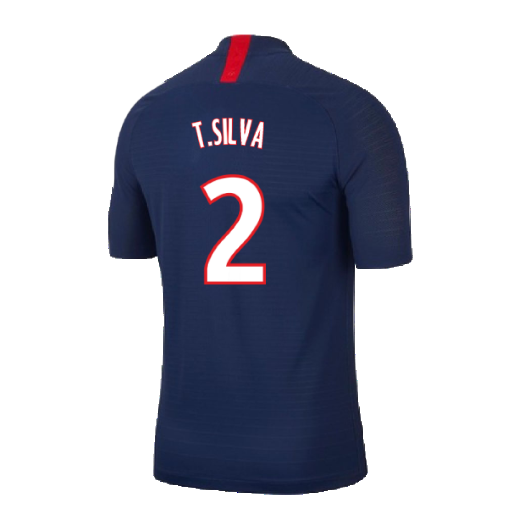 PSG 2019-20 Home Nike Vaporknit Shirt ((Mint) S) (T.SILVA 2)