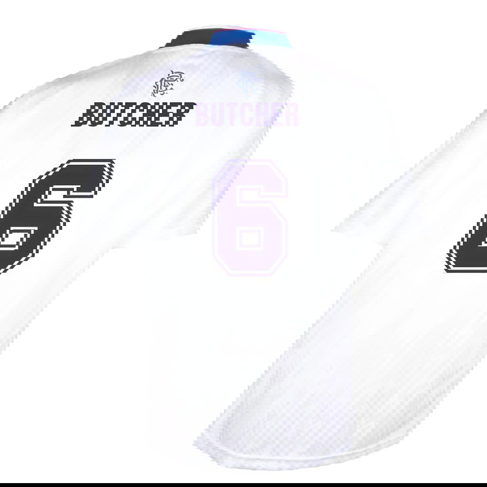 Rangers 1990 Away Retro Football Shirt (Butcher 6)