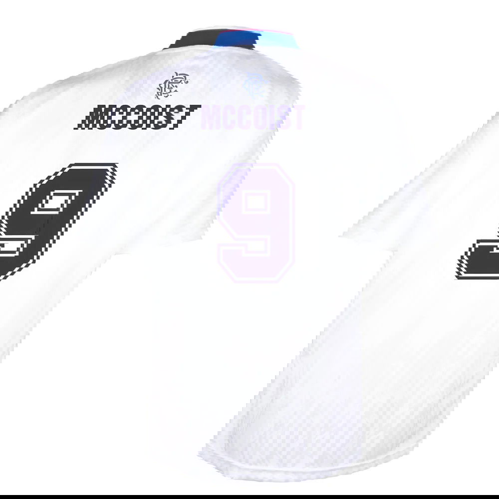 Rangers 1990 Away Retro Football Shirt (McCoist 9)