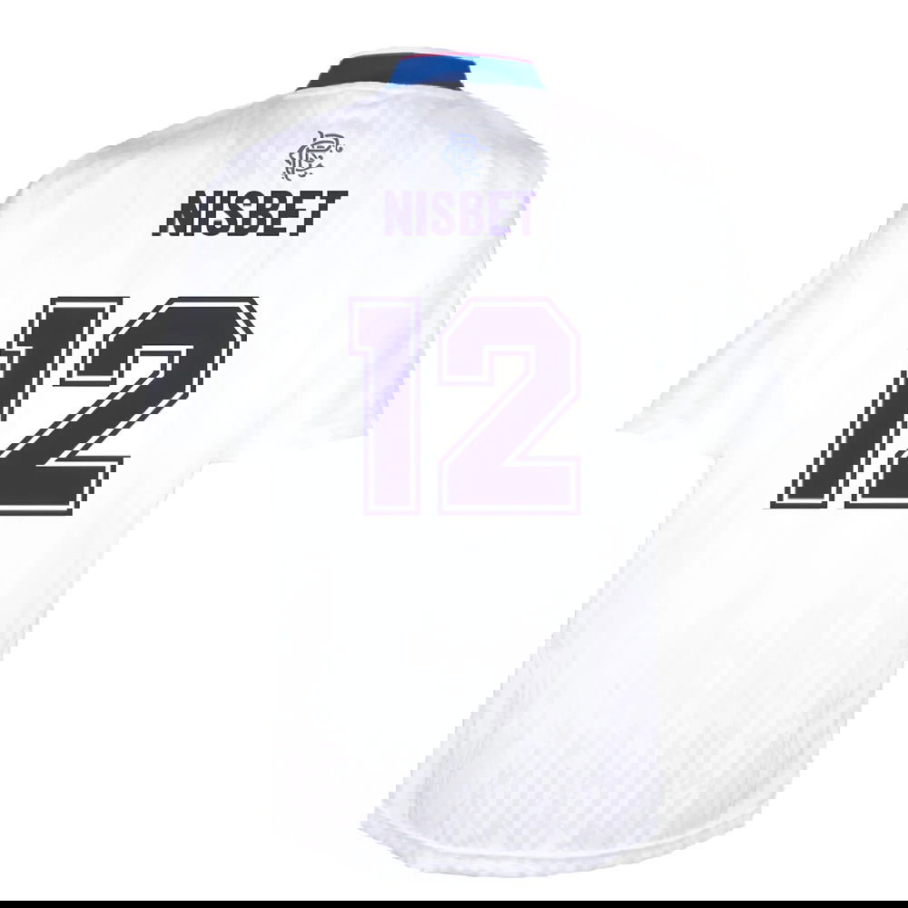 Rangers 1990 Away Retro Football Shirt (Nisbet 12)