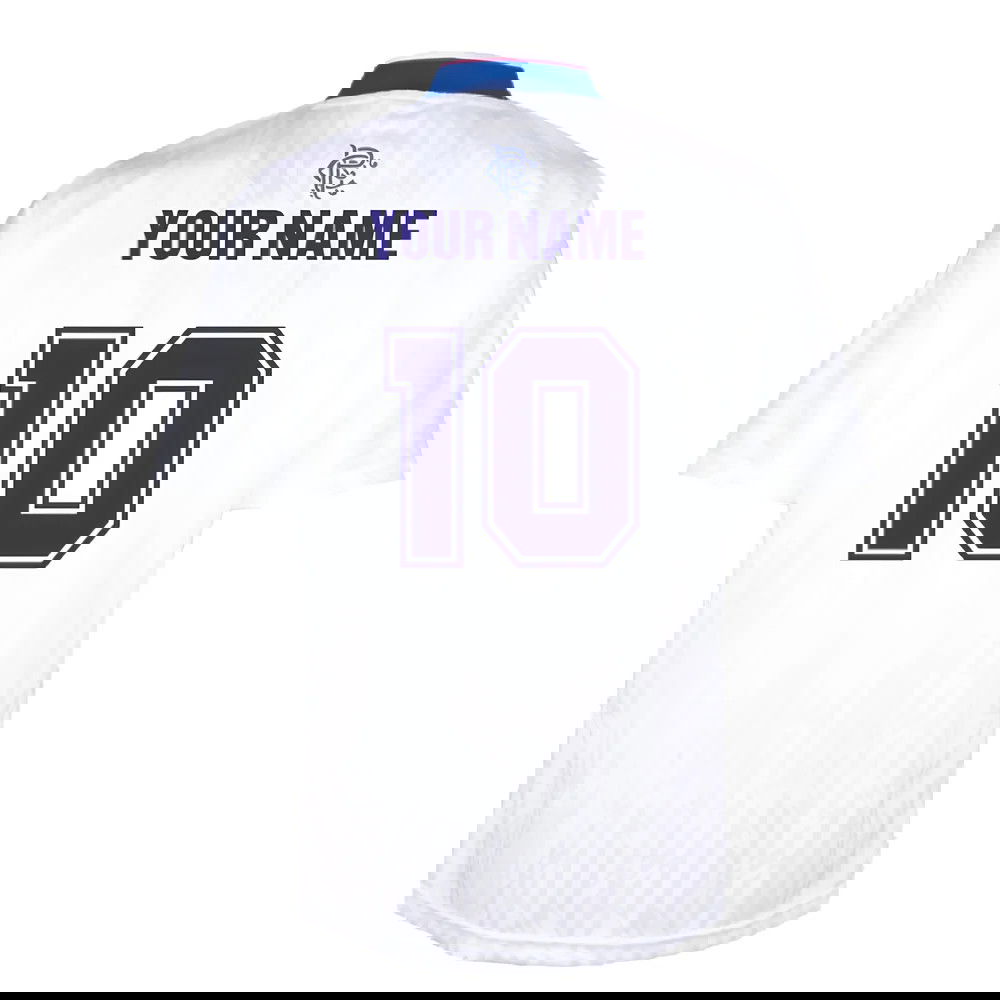 Rangers 1990 Away Retro Football Shirt (Your Name)