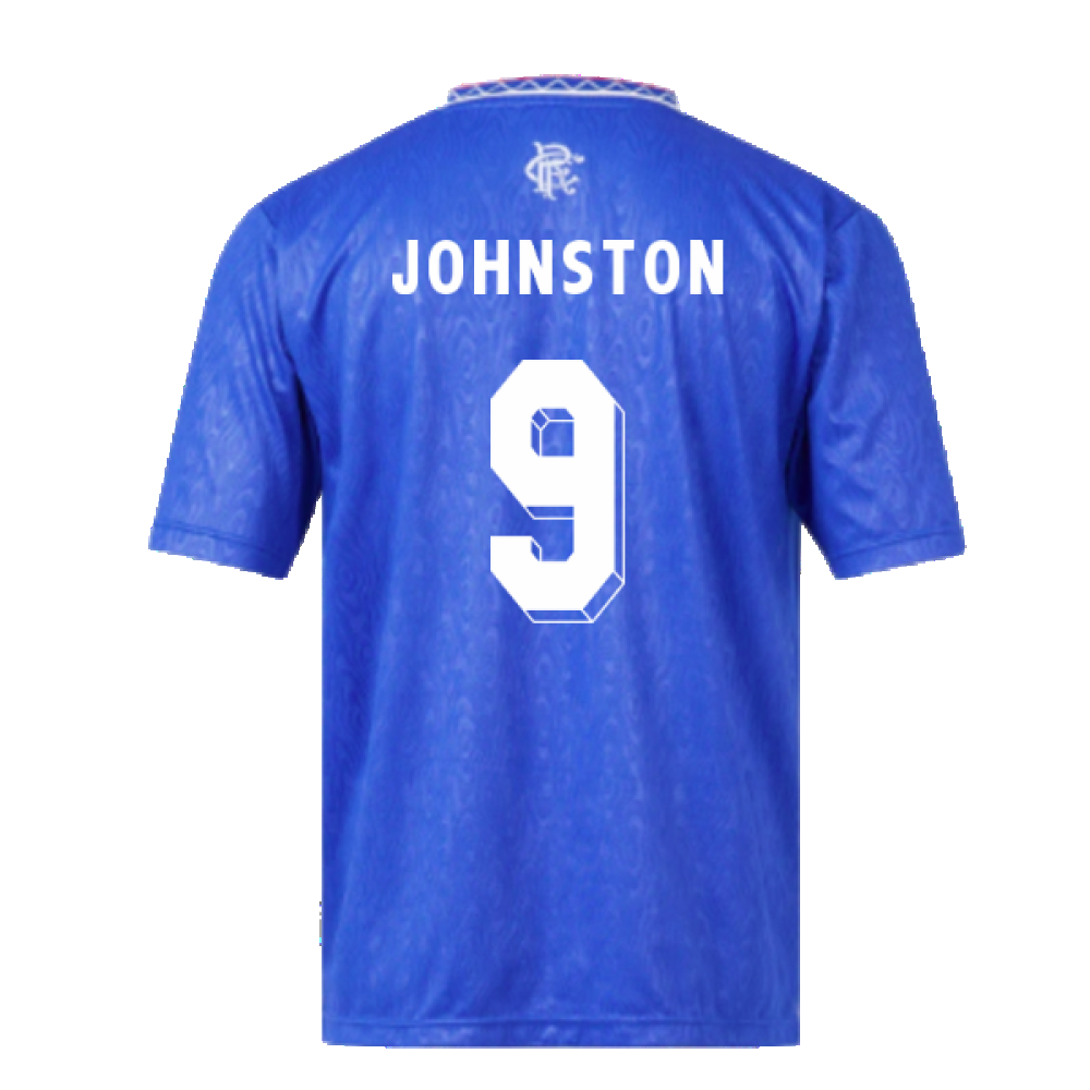 Rangers 1990 Home Retro Football Shirt (Johnston 9)