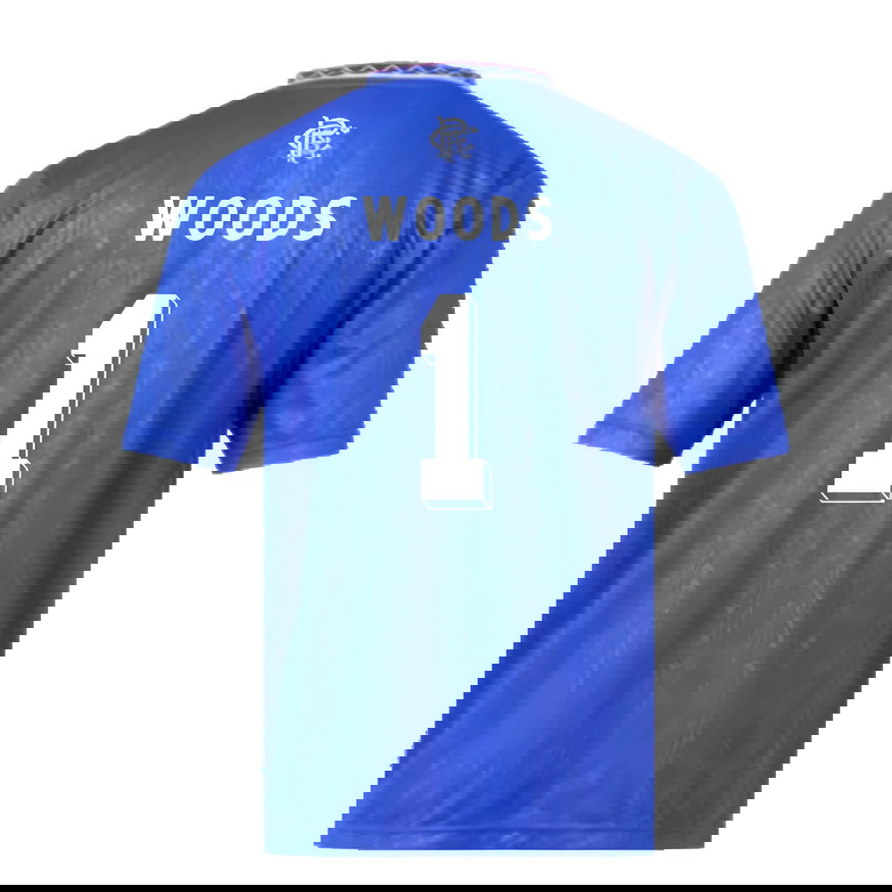 Rangers 1990 Home Retro Football Shirt (Woods 1)