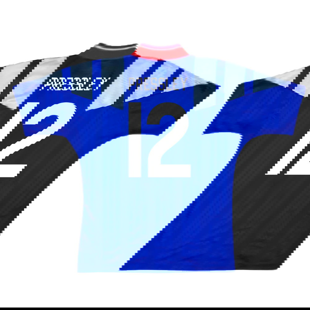 Rangers 1992-94 Home Shirt (XL) (Excellent) (Pressley 12)