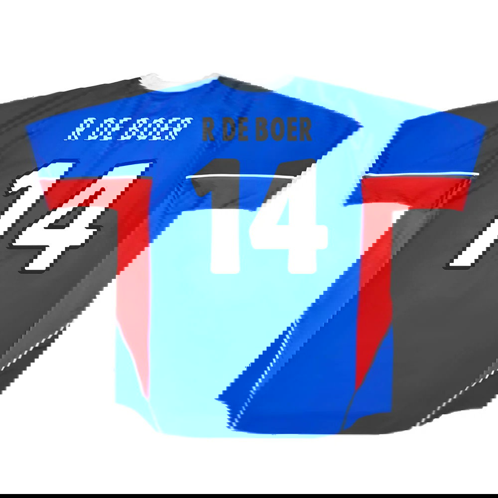 Rangers 2001-2002 Home Shirt (Excellent) (R De Boer 14)