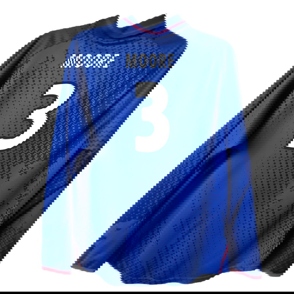 Rangers 2002-2003 Long Sleeved Home Shirt (XL) (Excellent) (Moore 3)