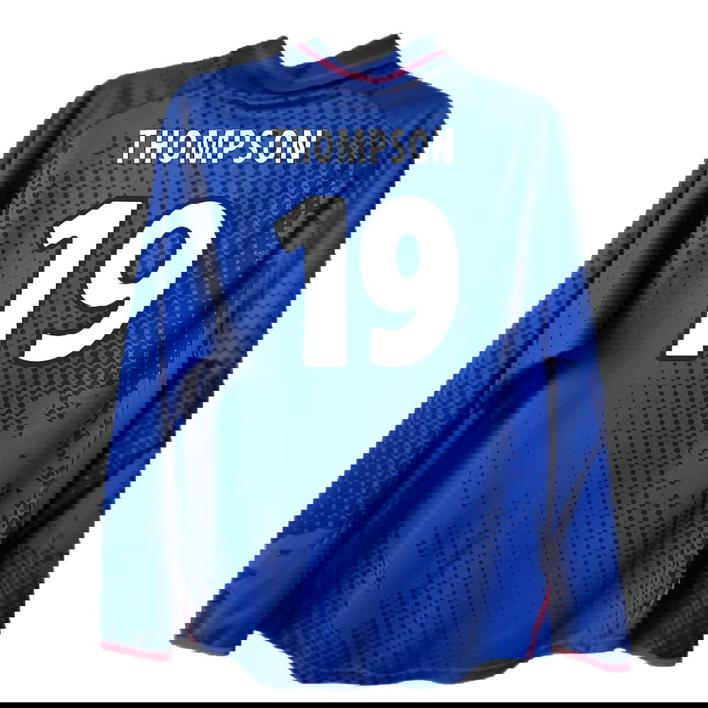 Rangers 2002-2003 Long Sleeved Home Shirt (XL) (Excellent) (Thompson 19)