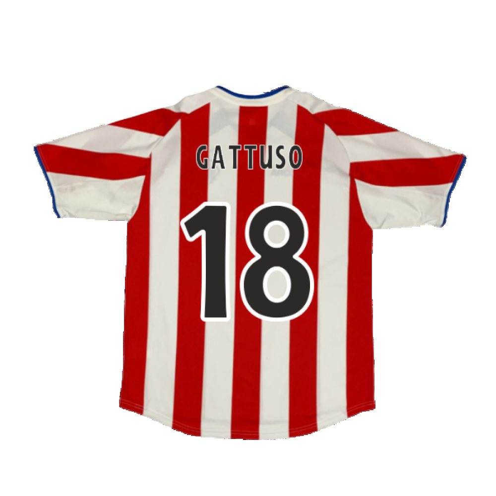 Rangers 2003-04 Away Shirt (L) (Excellent) (GATTUSO 18)