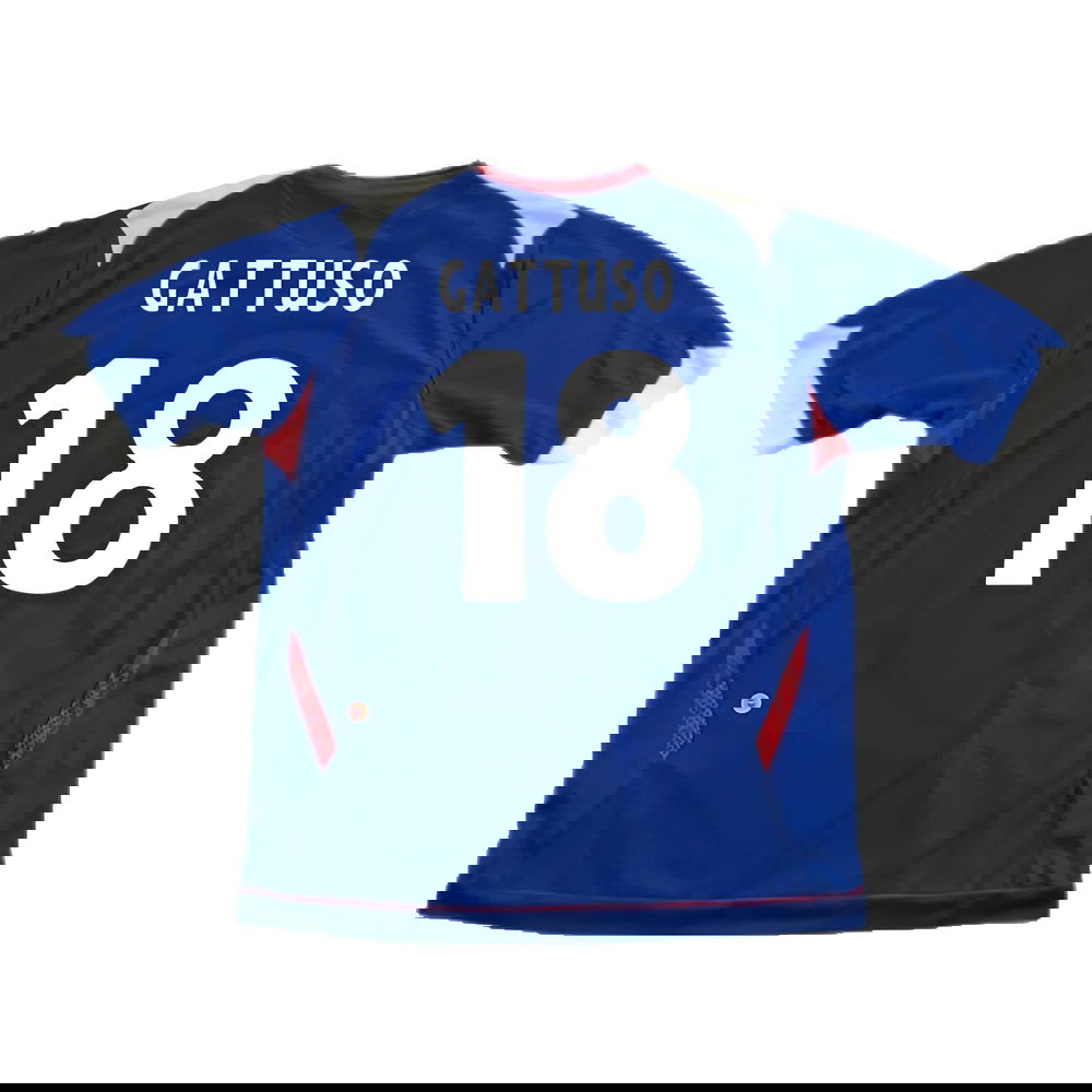 Rangers 2006-07 Home Shirt (Good) (GATTUSO 18)