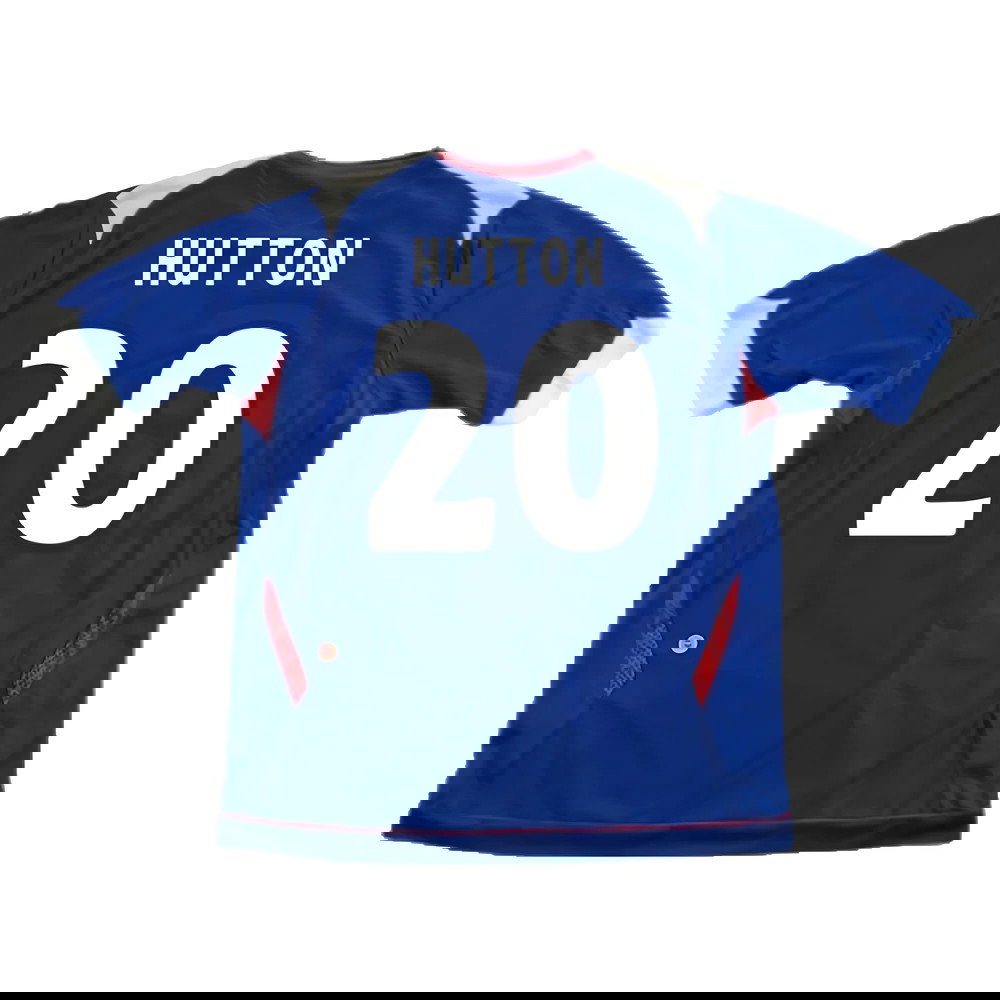 Rangers 2006-07 Home Shirt (Good) (Hutton 20)