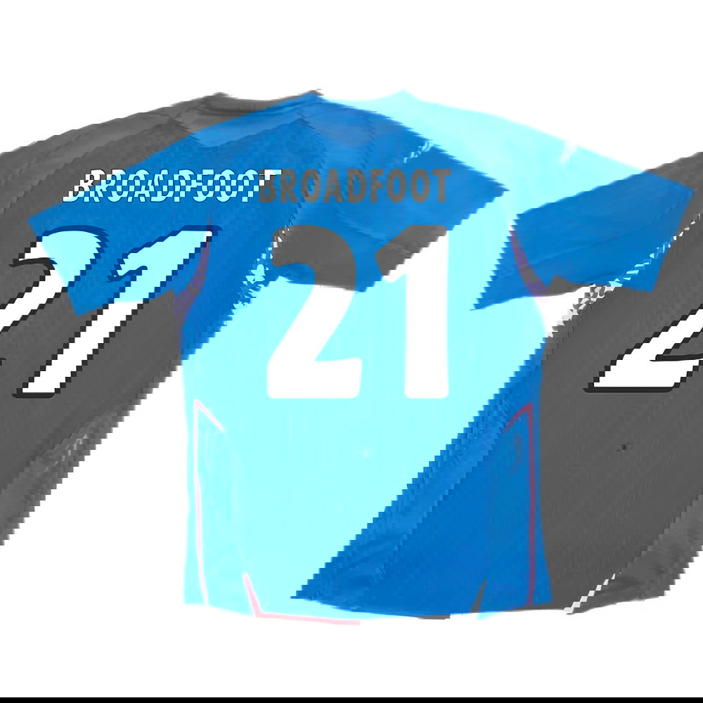 Rangers 2007-08 Home Shirt (Excellent) (Broadfoot 21)