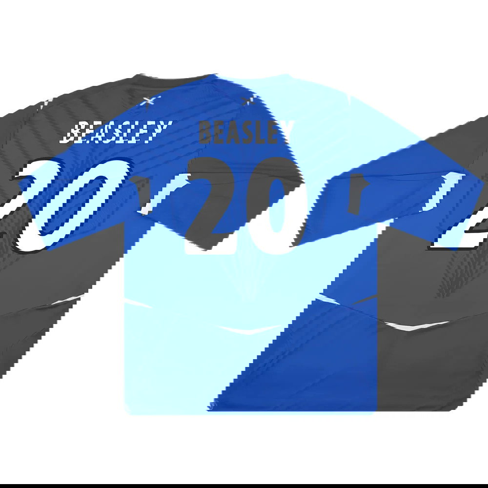 Rangers 2008-09 Home L/S Shirt (M) (Excellent) (Beasley 20)